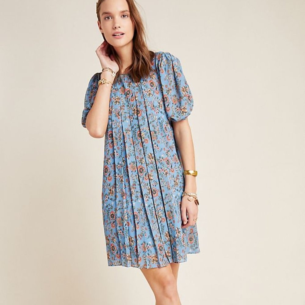 Sachin & Babi Marina Pleated Swing Dress